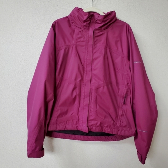 Columbia Women's Titanium Series Rain Jacket in Plum